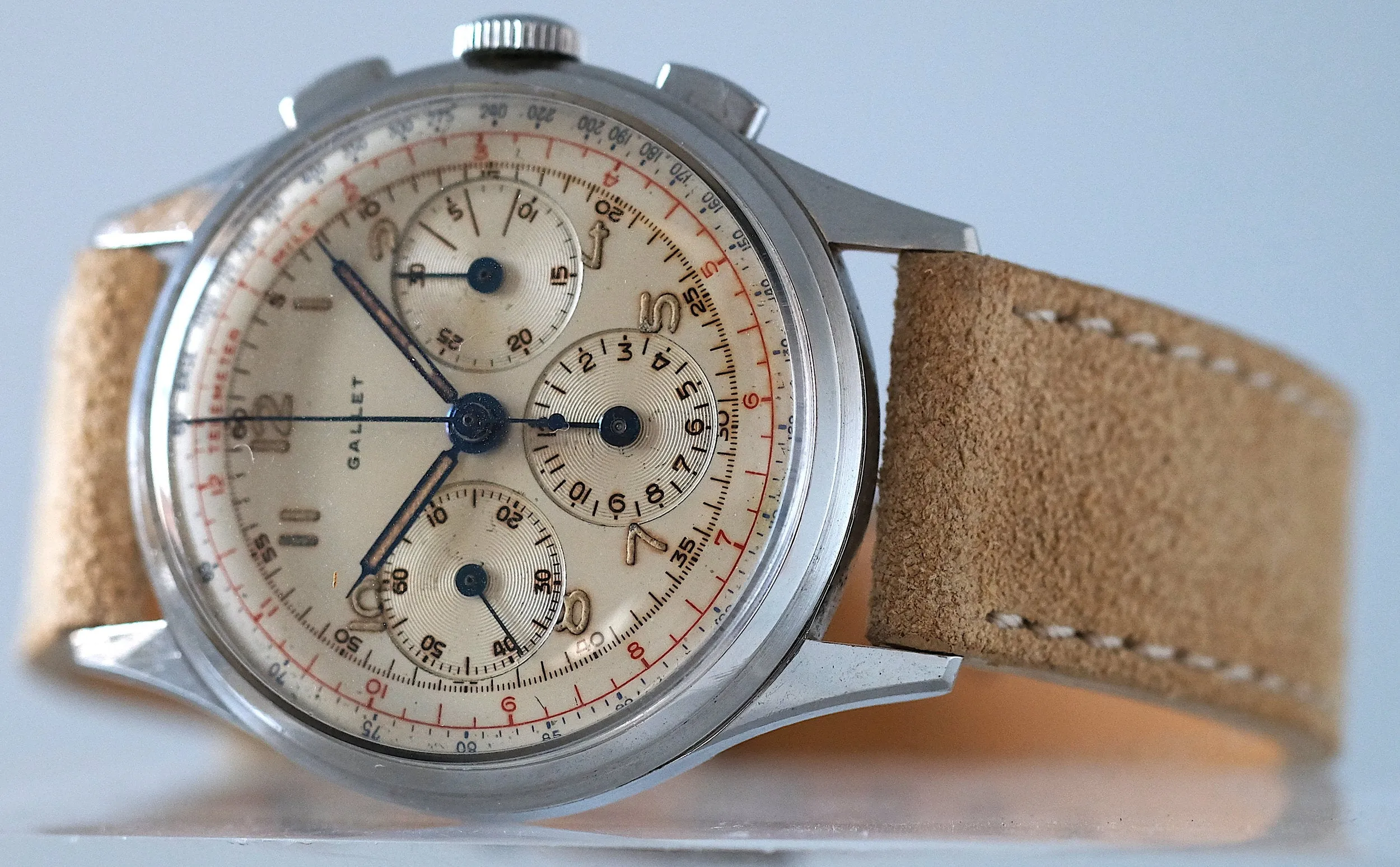 Gallet Early MultiChron 12H Chronograph with Excelsior Park 40-68