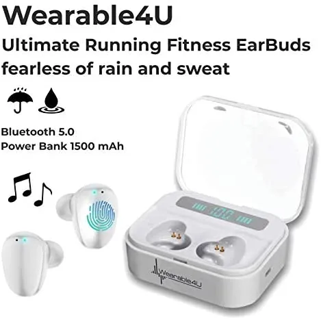 Garmin Vivomove 3 Luxe, Hybrid Smartwatch with White Earbuds Bundle (24K Gold/Black, Leather)
