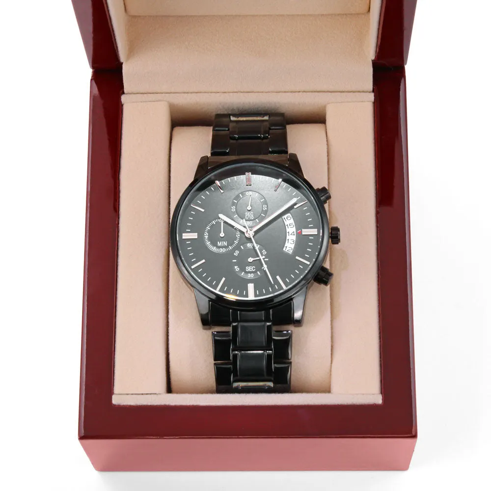 Gift For Skateboarders - Engraved Watch - Born To Ride