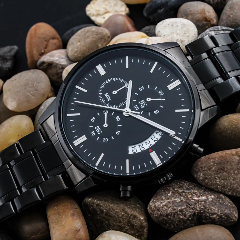 Gift For Skateboarders - Engraved Watch - Born To Ride