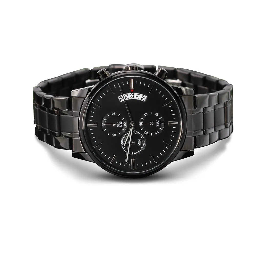Gift For Skateboarders - Engraved Watch - Born To Ride