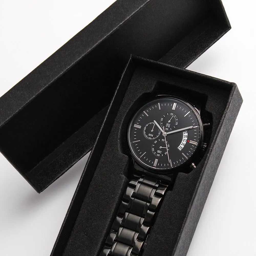 Gift For Skateboarders - Engraved Watch - Born To Ride