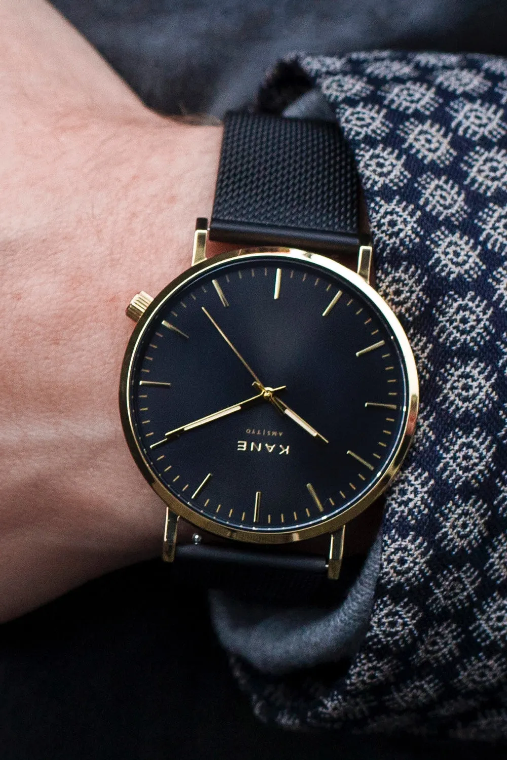 Gold Club Black Mesh