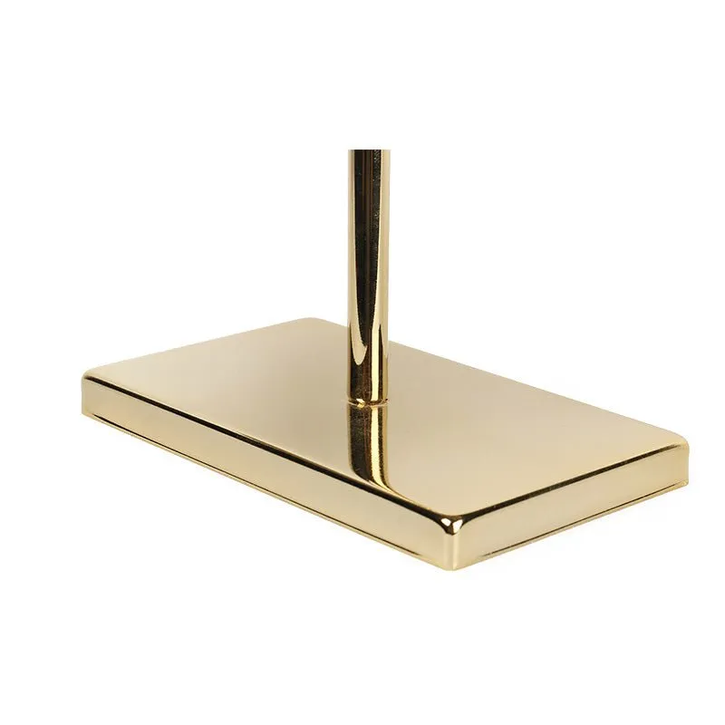 Gold T Bar Jewelry Stand for Bracelets and Watches - Luxury Watch Display Stand