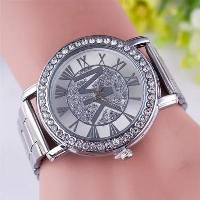 Gold top Studded luxury business  watch