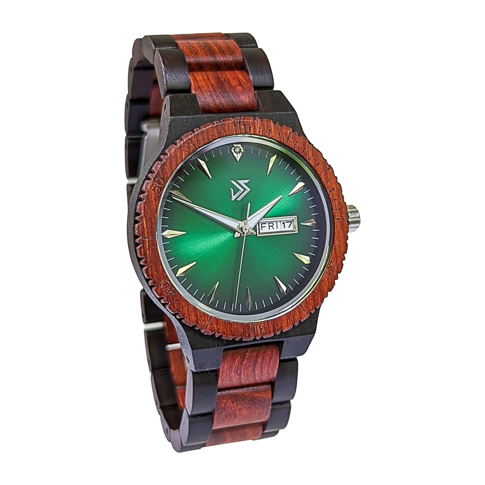 Groomsmen Set of 4 Wooden Watch Red | Justo
