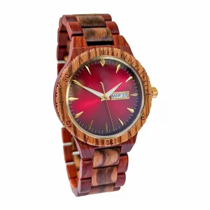 Groomsmen Set of 7 Wooden Watch Zebra | Justo