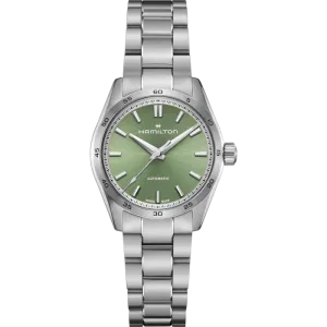 Hamilton Jazzmaster Performer Auto Green on Bracelet 34mm