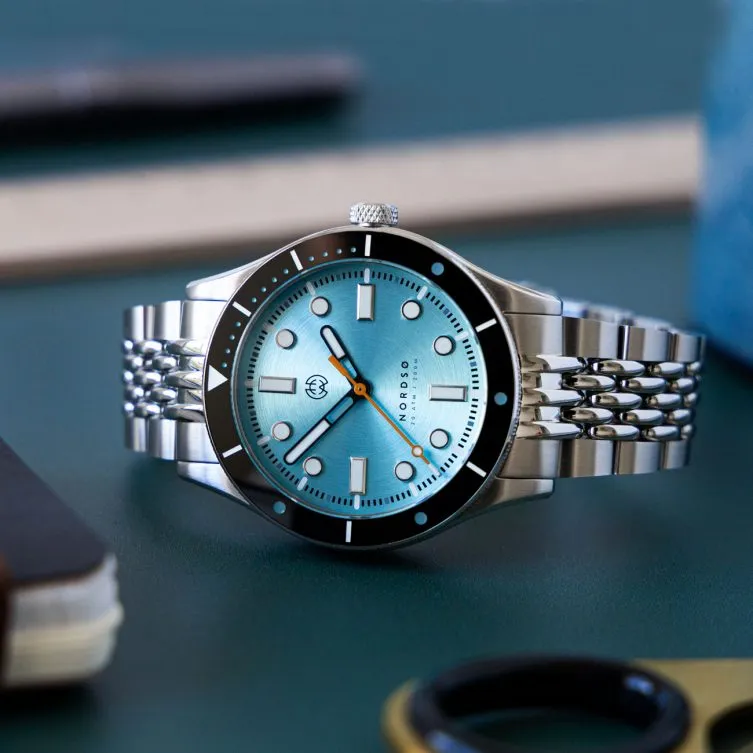 Henry Archer Nordsø - Coral&nbsp;Cyan&nbsp;LE (Light&nbsp;Blue&nbsp;Dial)