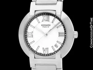 Hermes Nomade Mens Unisex Automatic Quartz Watch - Stainless Steel