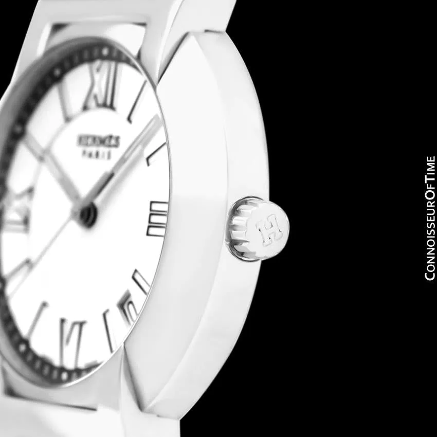 Hermes Nomade Mens Unisex Automatic Quartz Watch - Stainless Steel