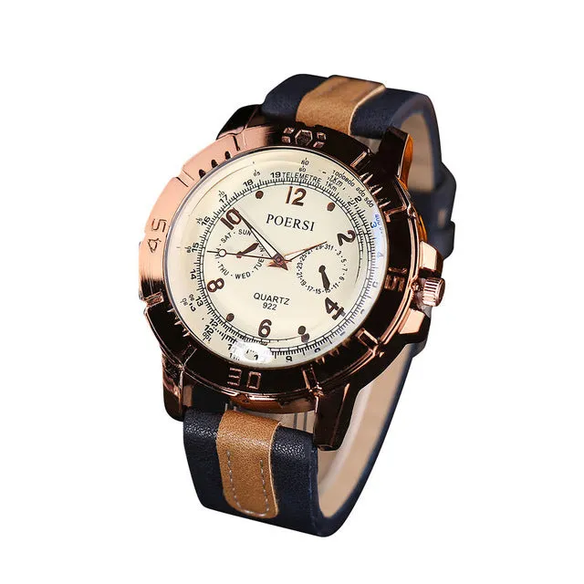 Hot  Quartz wrist men's watches of the famous luxury brand