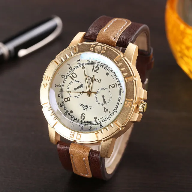 Hot  Quartz wrist men's watches of the famous luxury brand