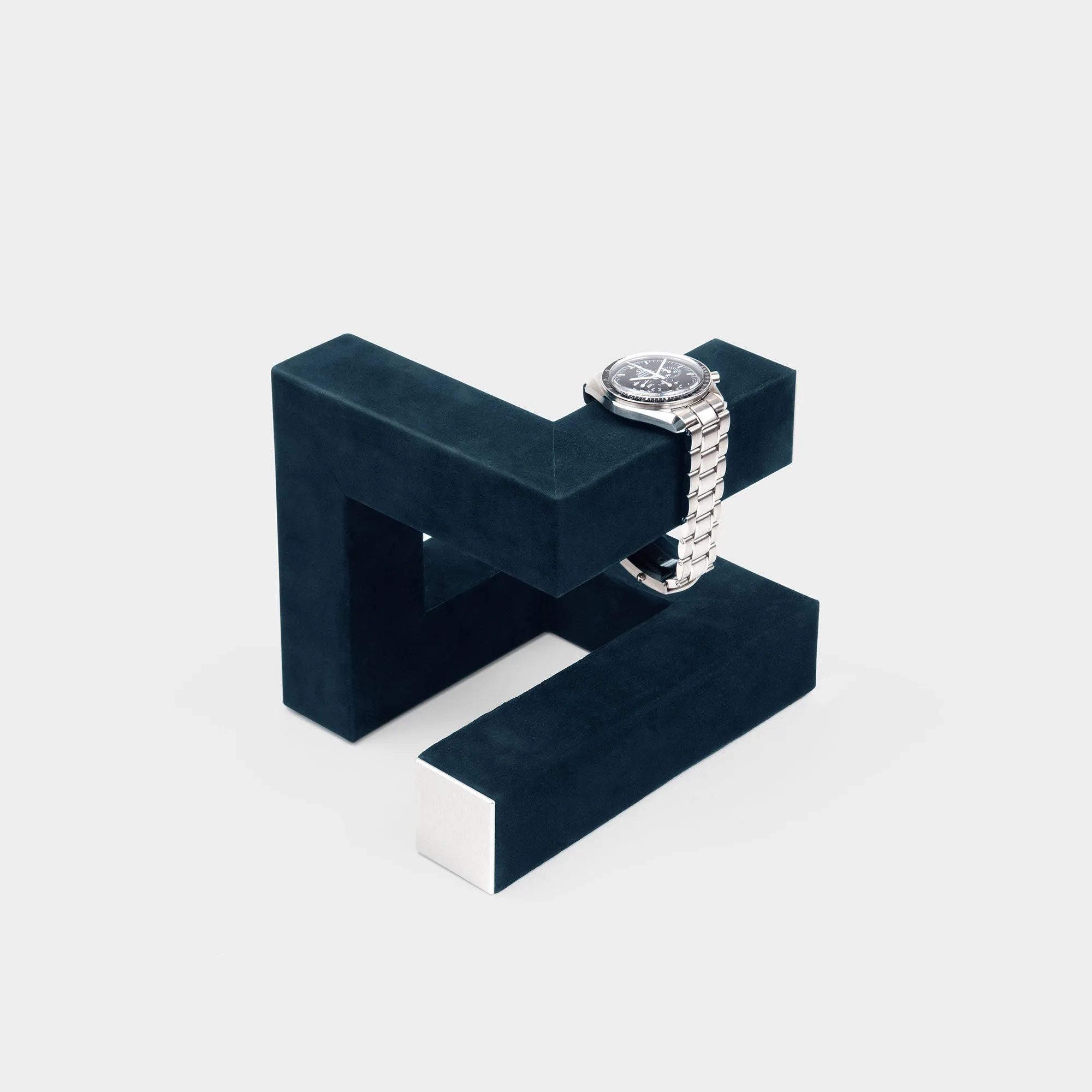 HUDSON 3 WATCH STAND - NAVY-TEAL / GREY
