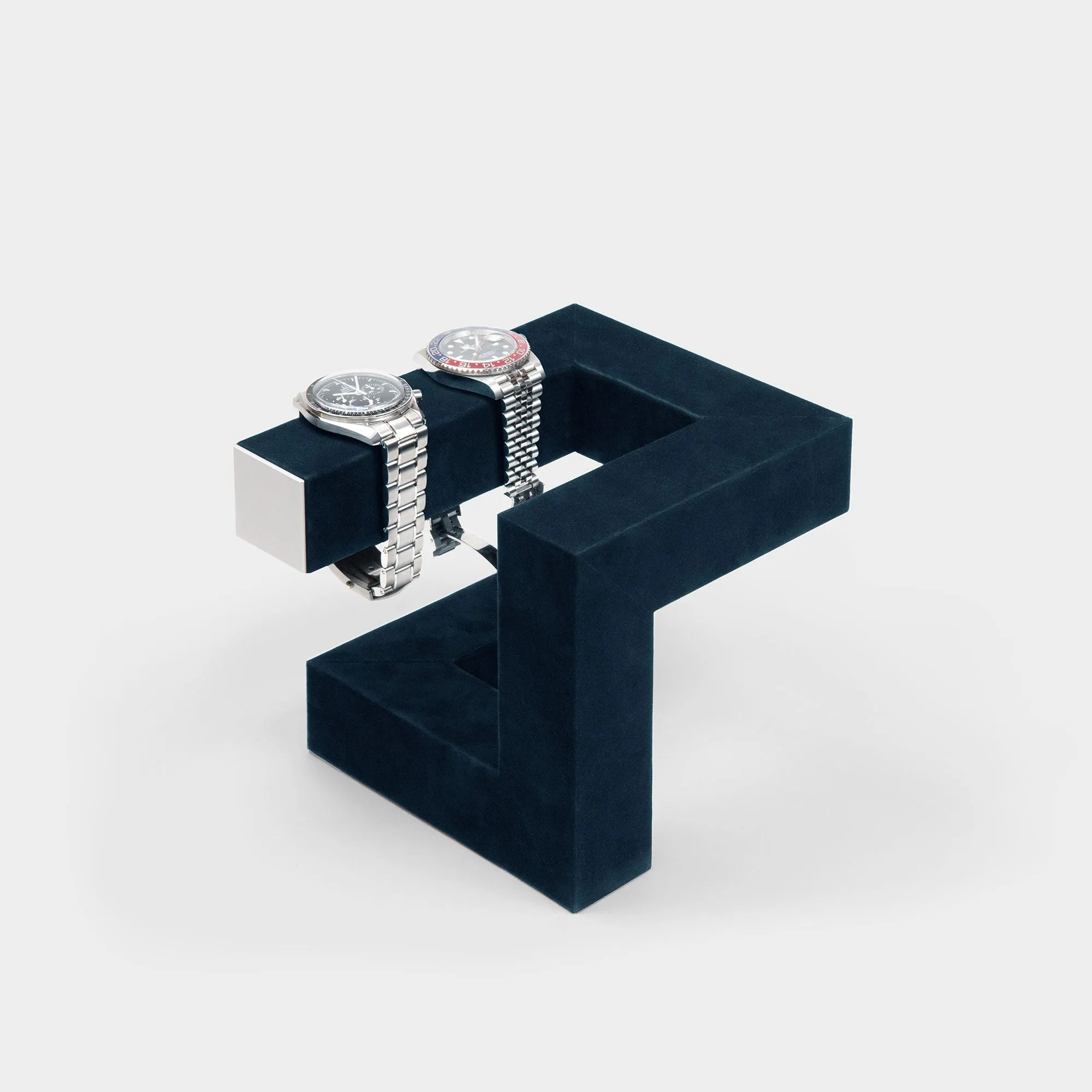 HUDSON 3 WATCH STAND - NAVY-TEAL / GREY