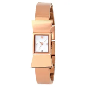Kate Spade 1yru0183 Carlyle Rose Gold Bow Watch