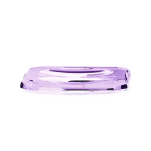 Kristall Tray - Free Standing - 9" Glass/Violet