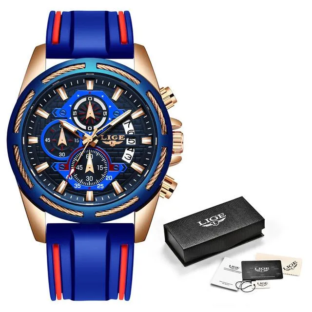 LIGE - Men‘s Luxury Military Sport Quartz Watch