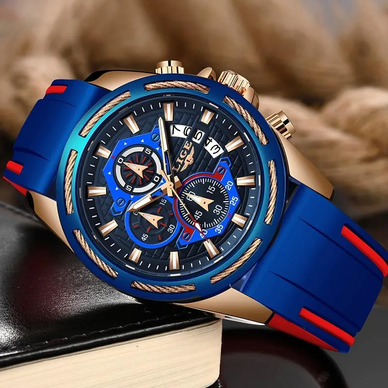LIGE - Men‘s Luxury Military Sport Quartz Watch