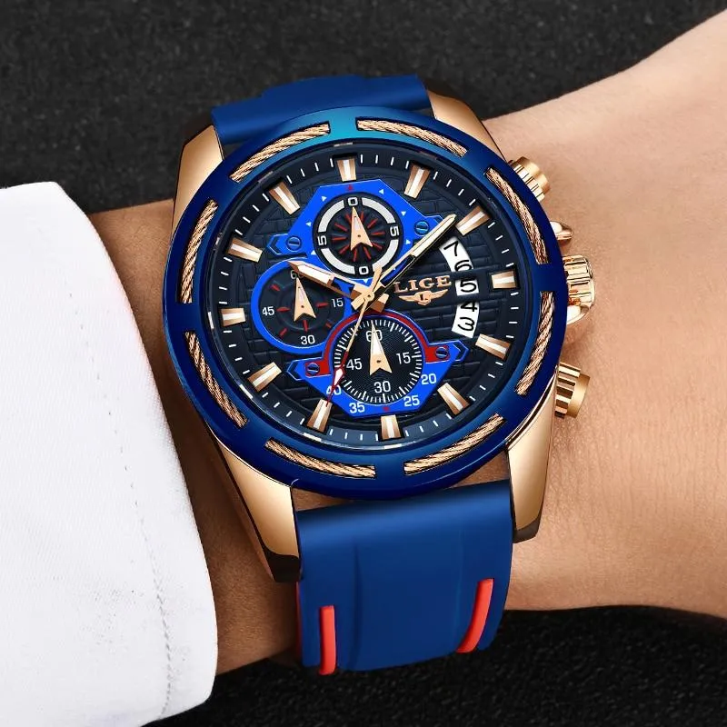 LIGE - Men‘s Luxury Military Sport Quartz Watch