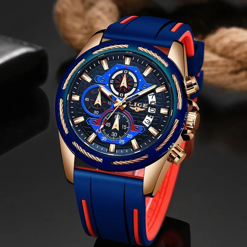 LIGE - Men‘s Luxury Military Sport Quartz Watch