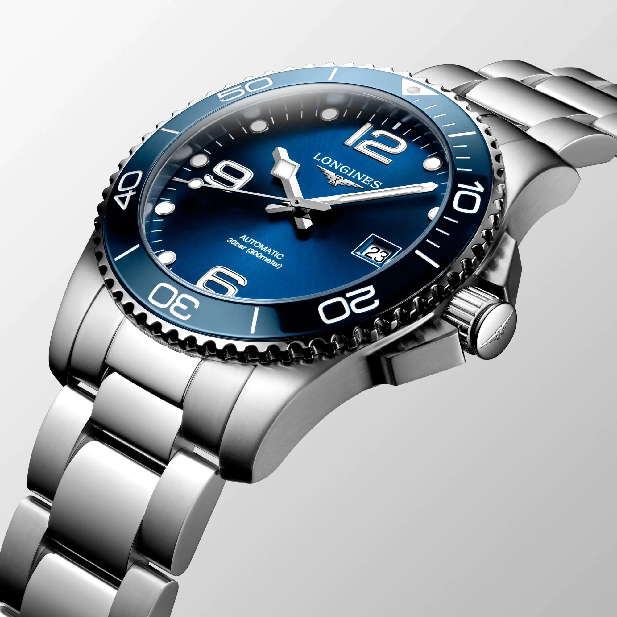 Longines HydroConquest 41mm Blue Dial Stainless Steel Men's Watch L37814966