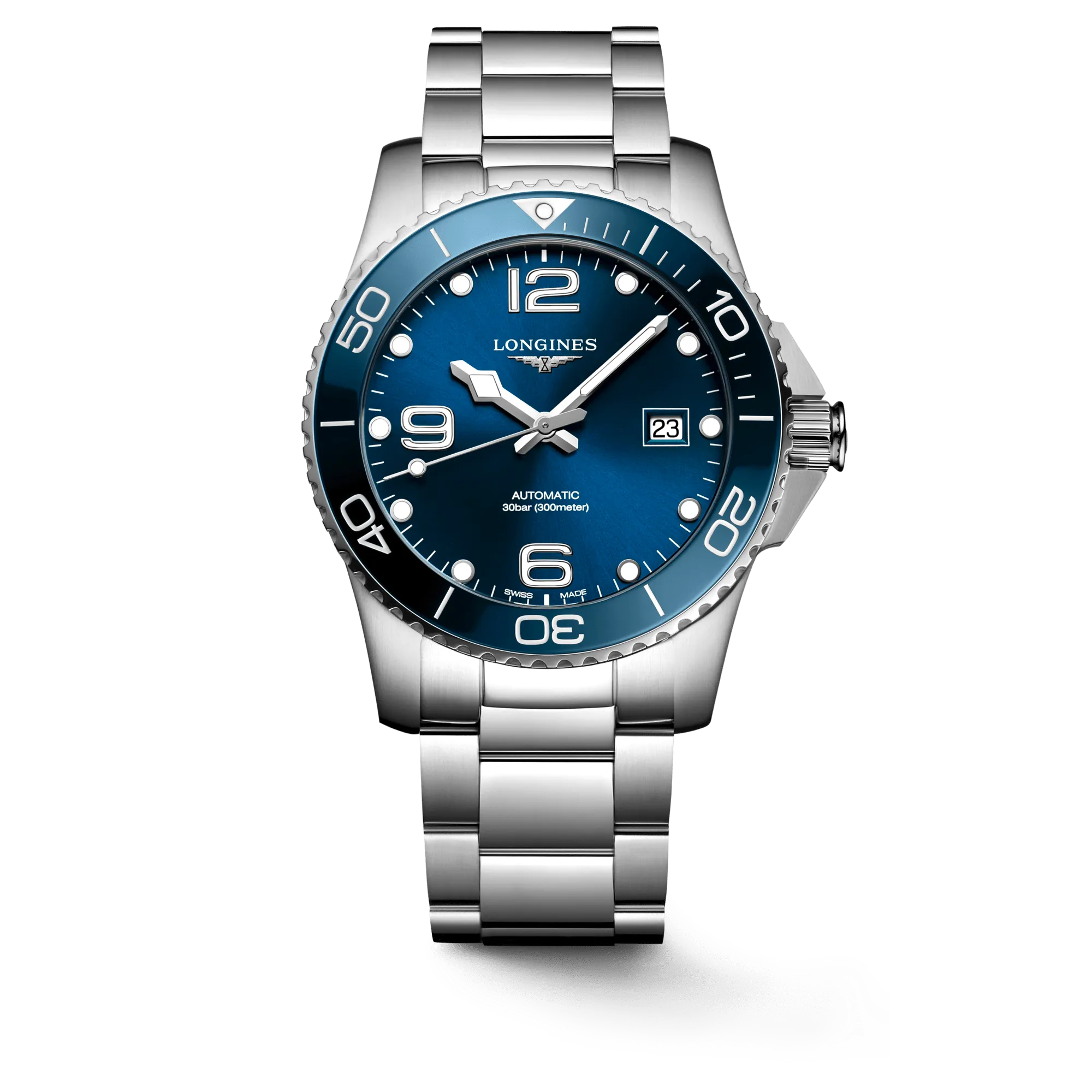 Longines HydroConquest 41mm Blue Dial Stainless Steel Men's Watch L37814966