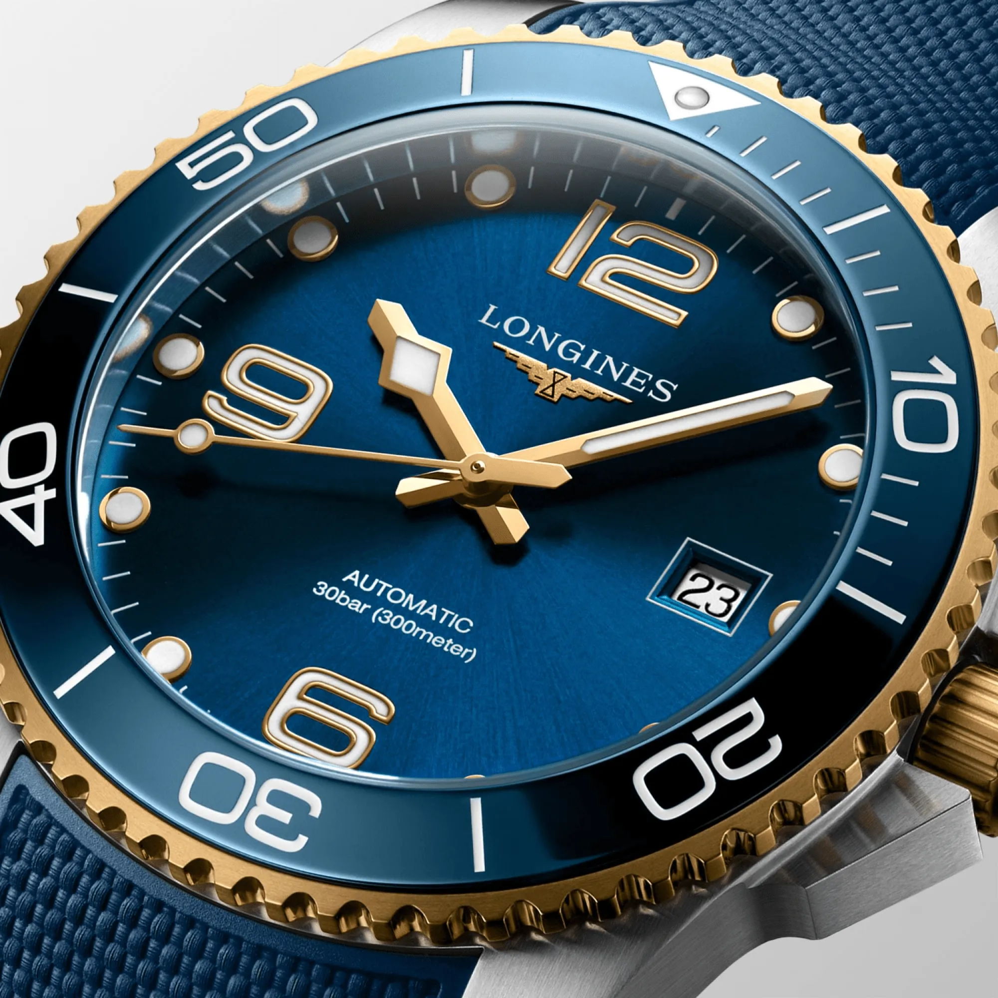 Longines HydroConquest 41mm Blue-Gold Men's Watch L37813969