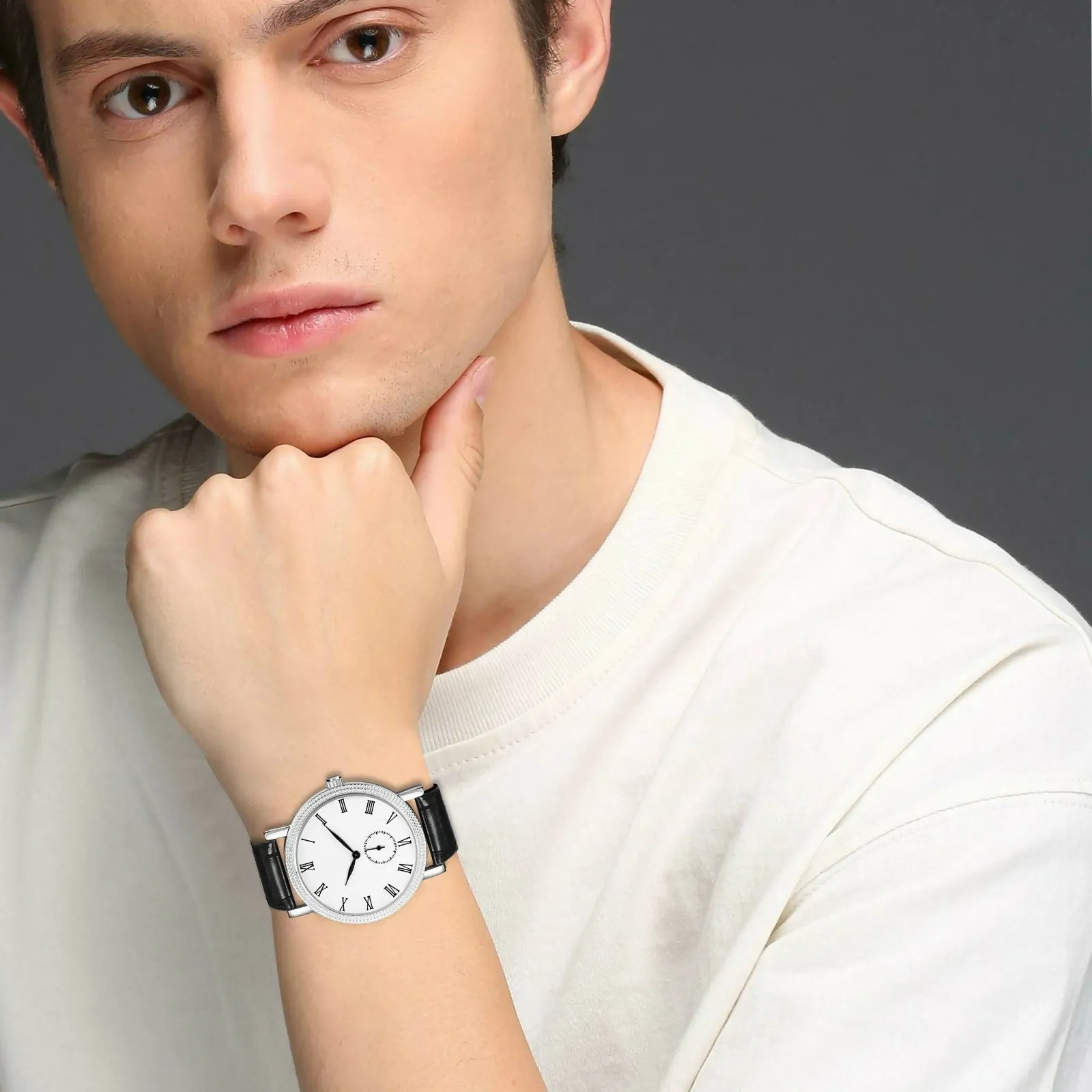 LOREM Black Edition Analog Watch For Men LR165