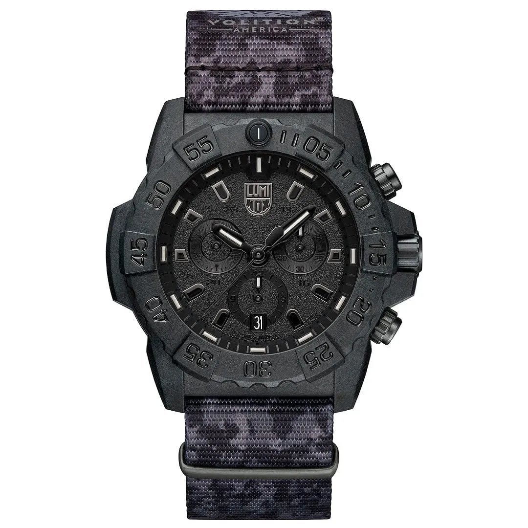Luminox X Volition Navy SEAL Chronograph Black-In-Black Men's Watch XS.3581.BO.VOL