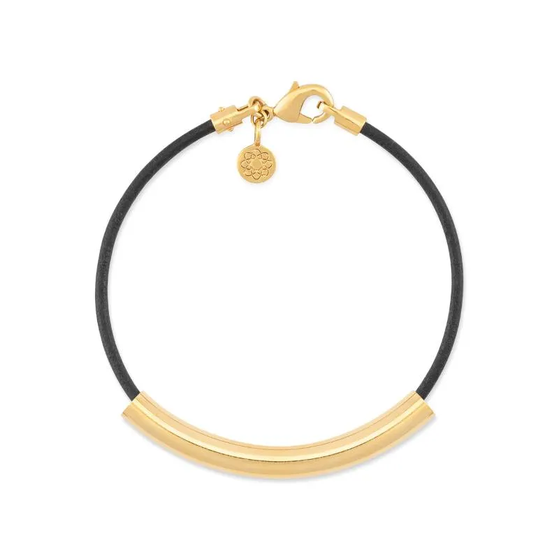 Luna Slim Leather Bracelet by Life Harmony Energies