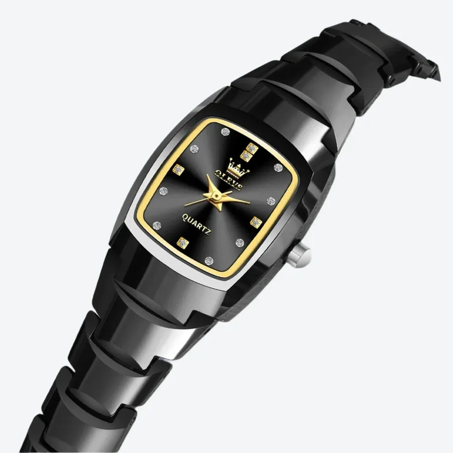 Luxury Gold-Plated Quartz Wrist Watches