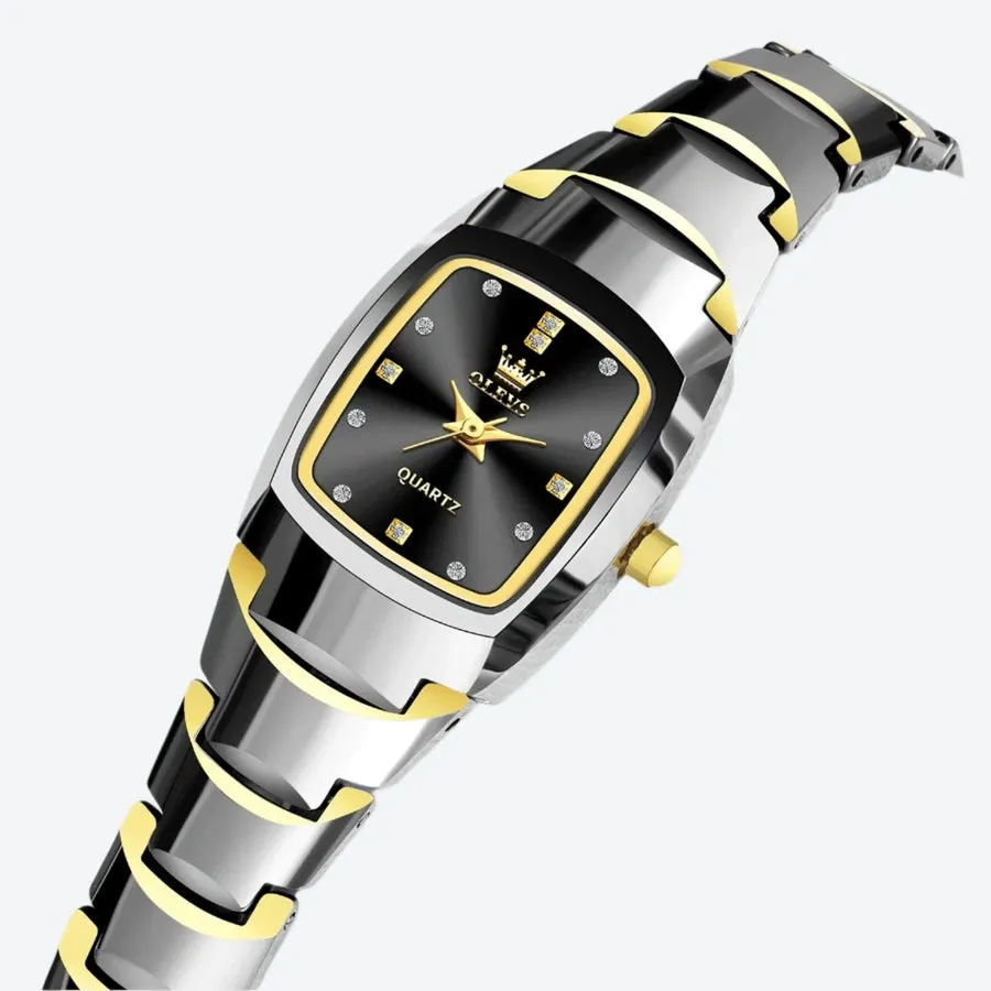 Luxury Gold-Plated Quartz Wrist Watches
