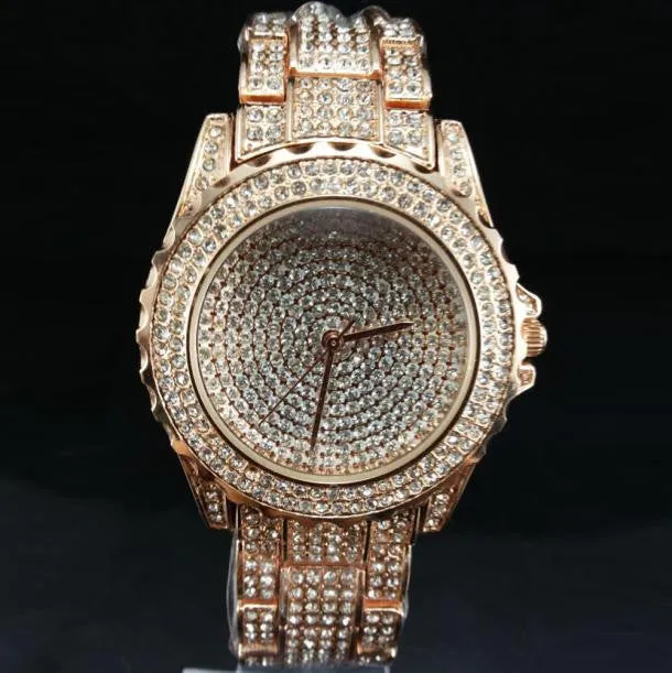 Luxury Womens Rhinestone Watch