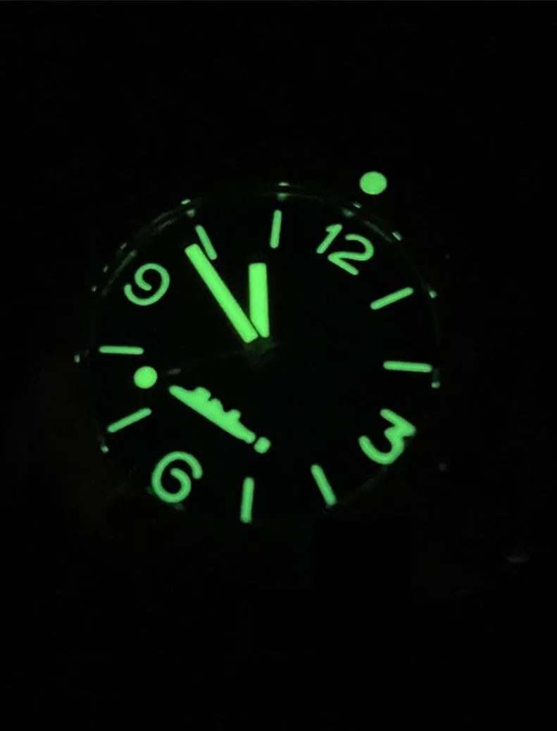 Maranez 42mm Rawai Bronze Green Face Watch