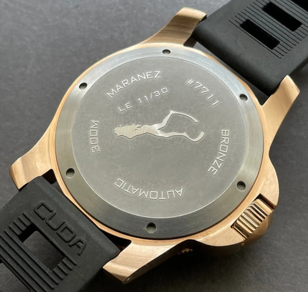 Maranez 49mm Rawai Bronze gauge gold Face Watch