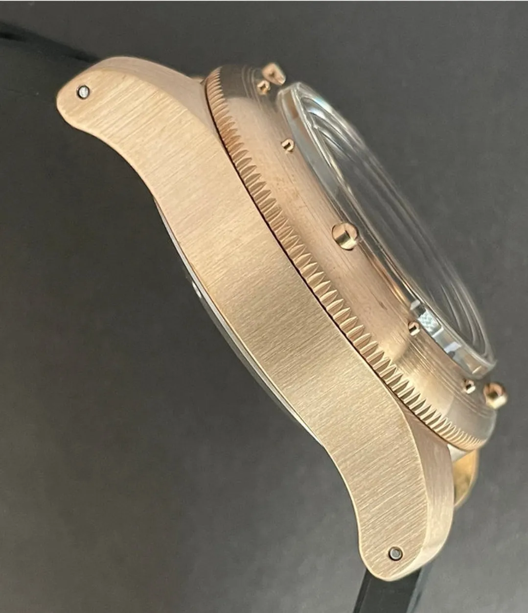 Maranez 49mm Rawai Bronze gauge gold Face Watch