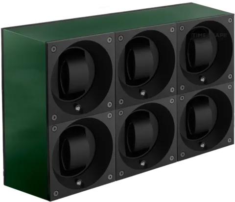Masterbox Aluminum 6 Positions Dark Green Anodized Aluminum