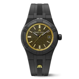 Maurice Lacroix Aikon Tide Kotc Gents Black  Rubber Watch