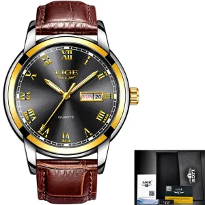 Men's Fashion Sport Quartz Clock Men's Watches Brand Luxury Leather Business
