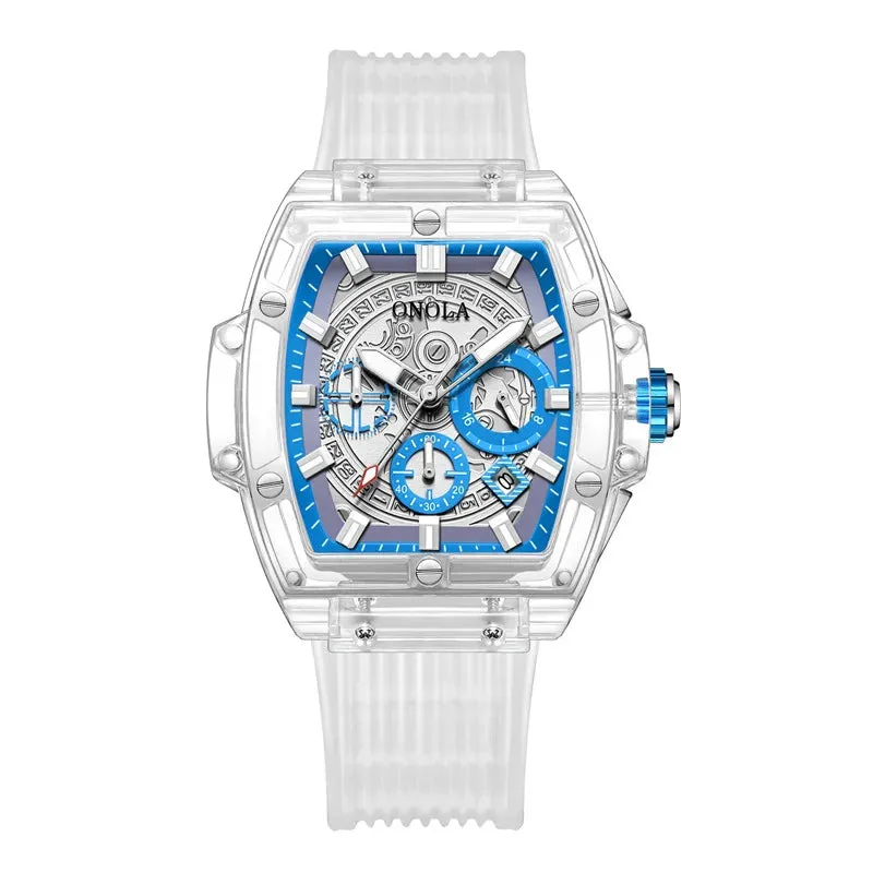 Men's Luxury Transparent Watch