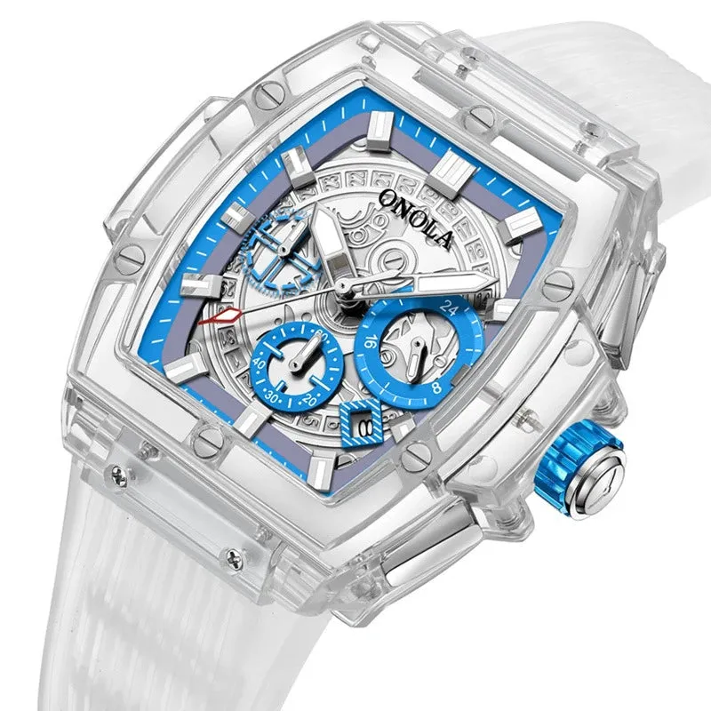 Men's Luxury Transparent Watch