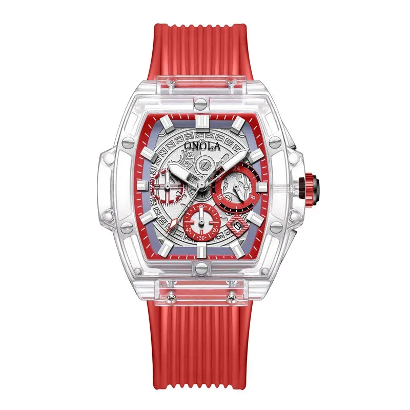 Men's Luxury Transparent Watch