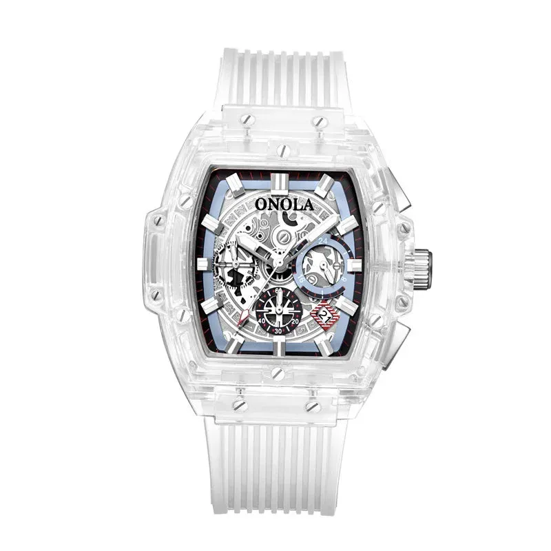 Men's Luxury Transparent Watch