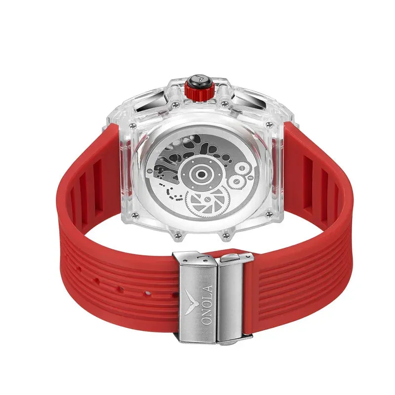 Men's Luxury Transparent Watch