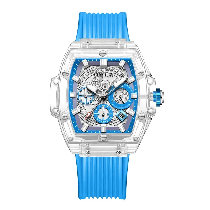 Men's Luxury Transparent Watch