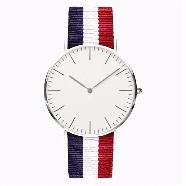 Mens Top Brand Simple Nylon Watch Relogio Masculino Men Sport Fashion Minimalist Quartz Watches Relojes Para Hombre 2019 Gifts