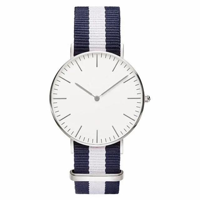 Mens Top Brand Simple Nylon Watch Relogio Masculino Men Sport Fashion Minimalist Quartz Watches Relojes Para Hombre 2019 Gifts
