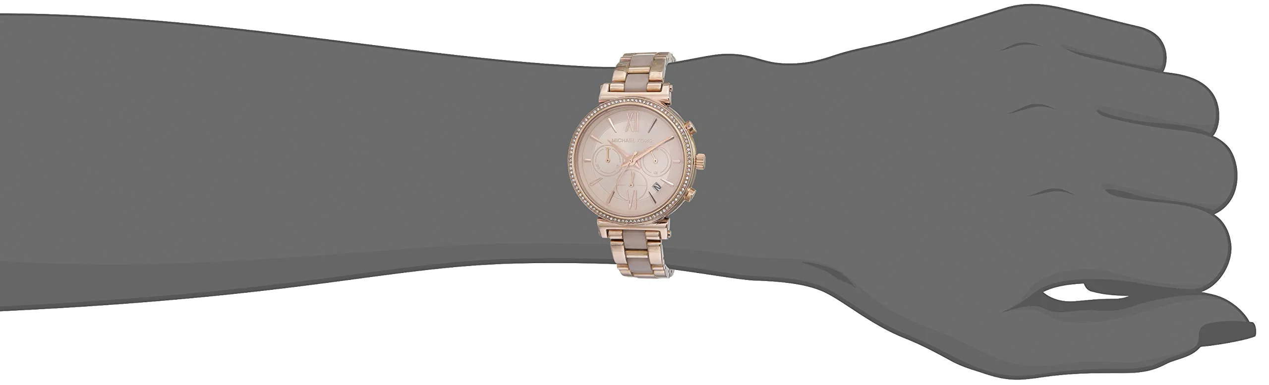 Michael Kors Women's Sofie Display Analog Quartz Rose Gold Watch (Model: MK6560)