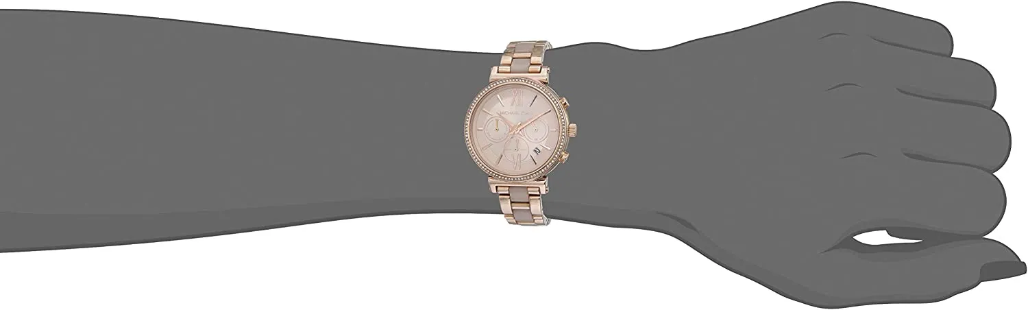 Michael Kors Women's Sofie Display Analog Quartz Rose Gold Watch (Model: MK6560)